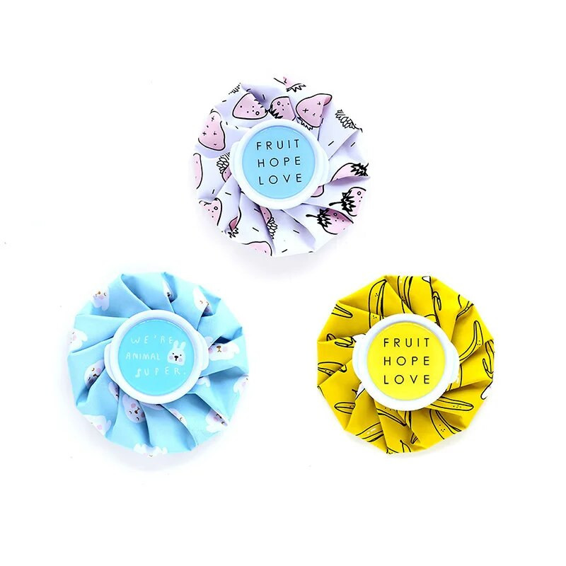 1 gab karikatūra karstā ūdens pudeles maisiņš Divējāda lietojuma vasaras ledus maisiņš atkārtoti lietojams ceļgala galvas kāju sāpju mazināšanai ledus maiss roku sildītājs mājsaimniecības priekšmeti