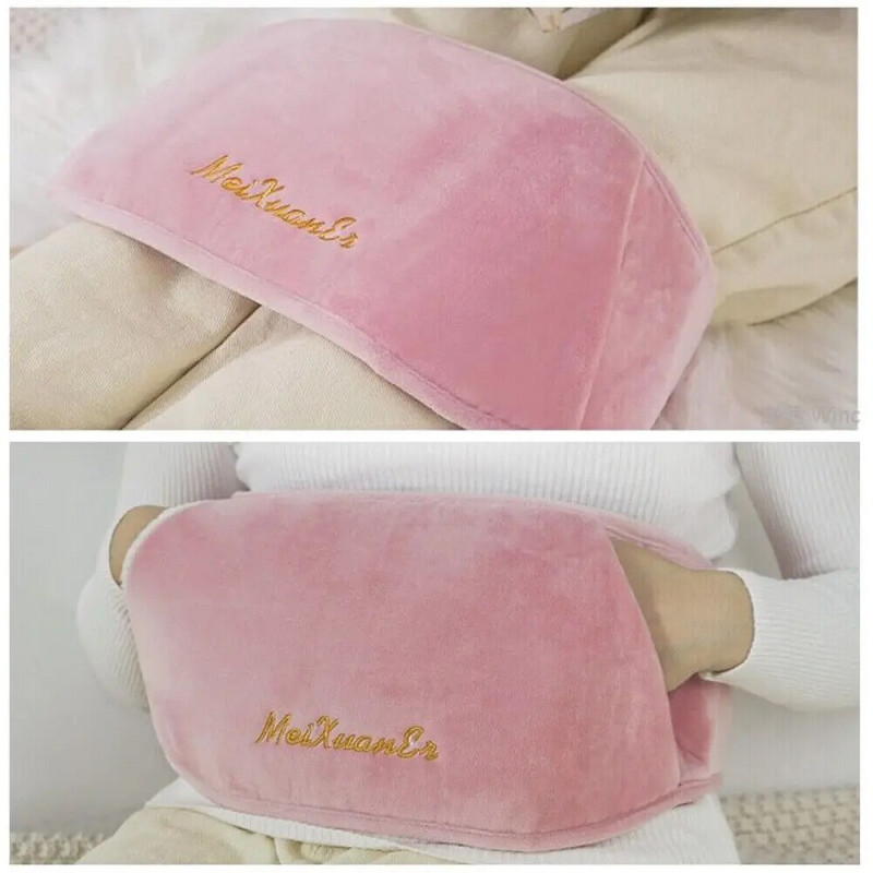 Karstā ūdens pudeles vāciņš silts plīša maisiņš karstā ūdens maisa pārsegi vidukļa josta 1000 ml ūdens pudeles universāls siltā maisa vāciņš