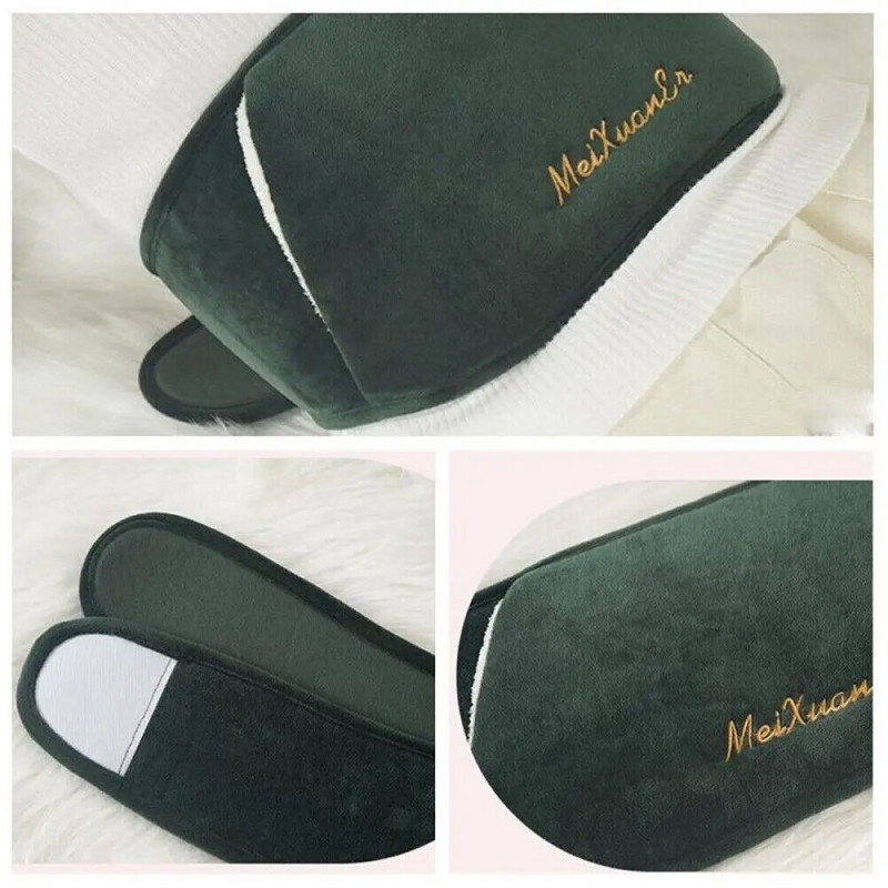 Karstā ūdens pudeles vāciņš silts plīša maisiņš karstā ūdens maisa pārsegi vidukļa josta 1000 ml ūdens pudeles universāls siltā maisa vāciņš