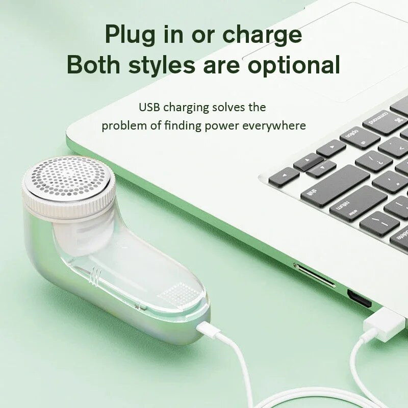 Profesionāls uzlādējams matu bumbiņu trimmeris noņem elektrisko auduma plūksnu noņēmēju