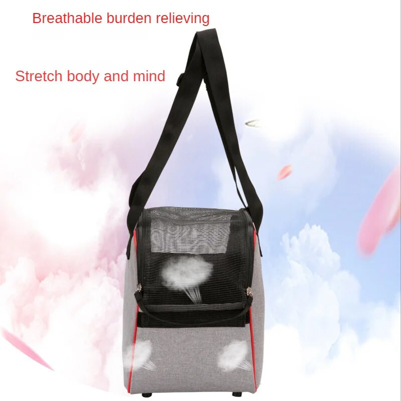 Viena pleca pa diagonāli pārvelkama soma Maza kaķa un suņa soma Mājas soma kaķa mugursoma kaķa soma salokāms kaķu pārvadātājs