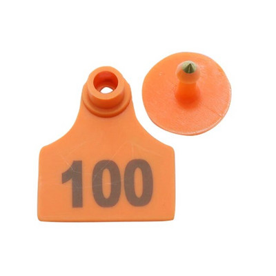 100 gab. Vara galvas lāzera numura auss uzlīme cūka aita digitālā zīme TPU materiāls lauksaimniecības dzīvnieki identitātes zīmes piederumi