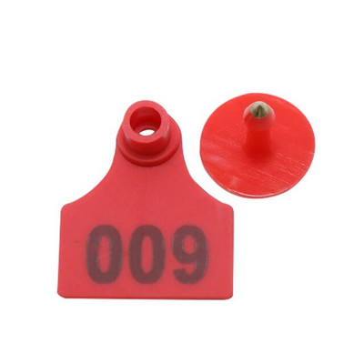 100 gab. Vara galvas lāzera numura auss uzlīme cūka aita digitālā zīme TPU materiāls lauksaimniecības dzīvnieki identitātes zīmes piederumi