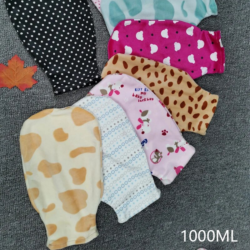 Karstā ūdens pudeles auduma pārsegs plīša vāks ūdens iesmidzināšanai siltā ūdens maisa vāciņš 500/1000/2000ml ūdens maisiņa vāciņš 1 gab Krāsa nejauši