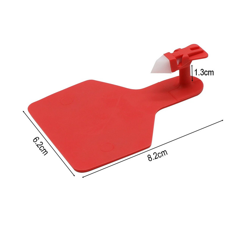 Galvijams integruotas ausų įsagas TPU tuščias numeris būrų ožkos karvės ausies įsagas ranka parašyta savavališka ūkio gyvūnų informacija 5 vnt. 62*82 mm