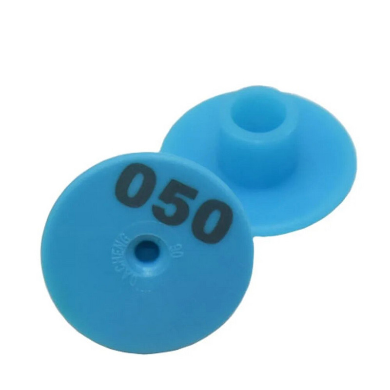 100 τμχ. Ετικέτα αυτιού από πρόβατο κουνέλι κατσικίσιο γουρουνάκι με τη λέξη αυτί που πληκτρολογεί λέιζερ Χάλκινα σκουλαρίκια κεφαλής 4 Χρώμα Ταυτότητα Ζώου Φάρμας