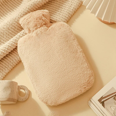 1000ml Mīlīgs roku sildītājs Karstā ūdens maiss Karstuma Siltums Karstā ūdens pudele Ūdens pildījums Aukstuma necaurlaidīgs Liels Mīksts Atkārtoti lietojams