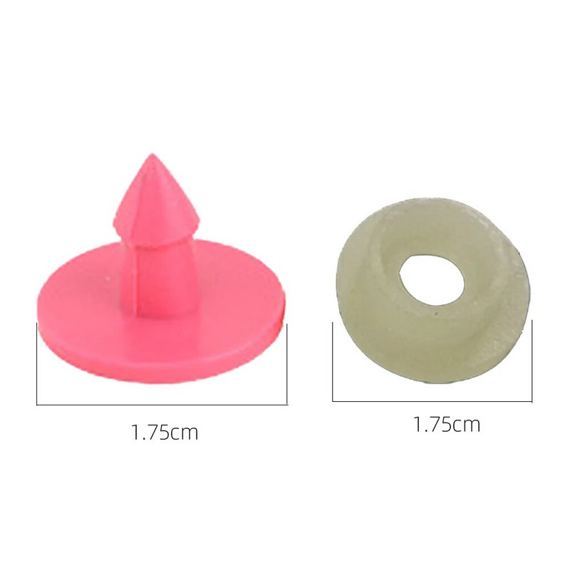 30 τμχ Ετικέτα αυτιού ζώου Σκουλαρίκι πρόβατο κουνέλι, κατσίκα γουρουνάκι, λογότυπο πορτοκαλί κίτρινο ροζ πλαστικό Δελτίο αναγνώρισης ζωικού σήματος