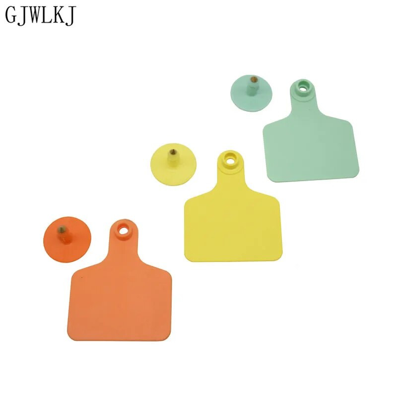 20 komplekti augstas kvalitātes TPU liellopu krotāliju un bezvārdu vara galvas auskari lauksaimniecības dzīvnieku identifikācijas kartes dzīvnieku piederumi