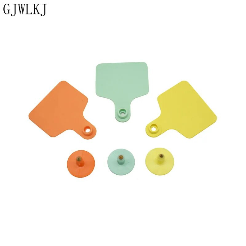 20 komplekti augstas kvalitātes TPU liellopu krotāliju un bezvārdu vara galvas auskari lauksaimniecības dzīvnieku identifikācijas kartes dzīvnieku piederumi