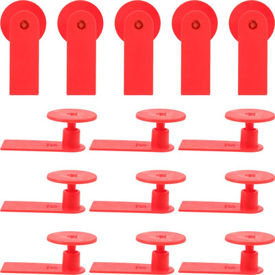 100 gab. Izturīgas cūkas ausu identifikācijas birkas Dzīvnieku ausu birkas Dzīvnieku etiķetes Govs bez numura