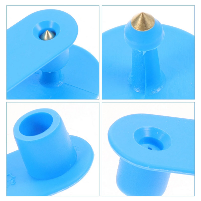 100 gab. Izturīgas cūkas ausu identifikācijas birkas Dzīvnieku ausu birkas Dzīvnieku etiķetes Govs bez numura