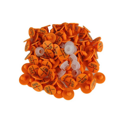 100 τμχ Ετικέτα αυτιού κουνελιού πλαστικές πινακίδες με 001-100 λέξεις με λέιζερ πληκτρολόγηση κεφαλής σκουλαρίκια Κάρτα ταυτότητας με δείκτη ζώων φάρμας