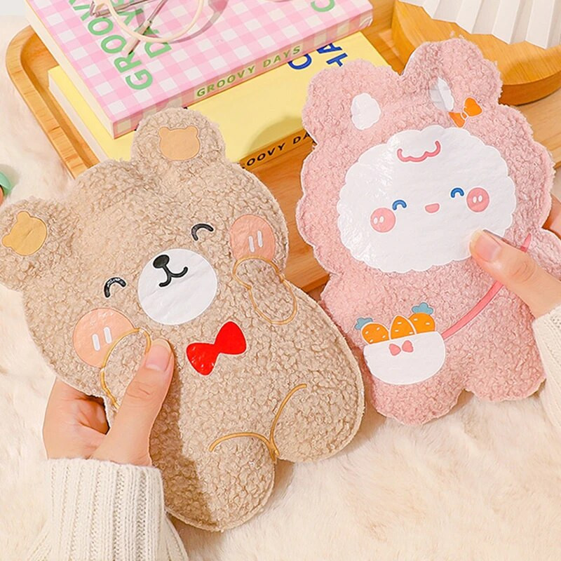 Τσάντα για μπουκάλι ζεστού νερού για κορίτσια Λούτρινη θερμαντική συσκευή ώμου Θερμότερη συσκευασία χεριών ζεστή κοιλιά Στιγμιαία ζεστή συσκευασία ζεστού νερού χειμερινό μαξιλαράκι θέρμανσης