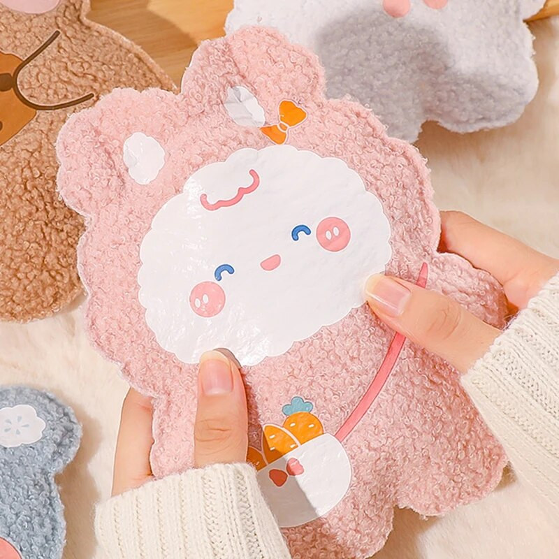 Τσάντα για μπουκάλι ζεστού νερού για κορίτσια Λούτρινη θερμαντική συσκευή ώμου Θερμότερη συσκευασία χεριών ζεστή κοιλιά Στιγμιαία ζεστή συσκευασία ζεστού νερού χειμερινό μαξιλαράκι θέρμανσης