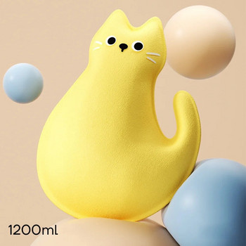 Μπουκάλι ζεστού νερού Cute Cat για φορητή θερμική σακούλα με νερό που γεμίζει νερό Προϊόν θέρμανσης θήκης νερού