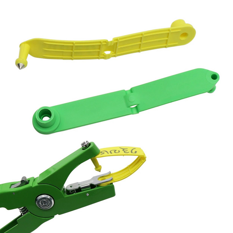 Kozja prazna ušna markica bez riječi, bakrene naušnice s glavom, ovčja ušna markica, identifikacijska kartica za domaće životinje, 12*1,7 cm, 10 kom.