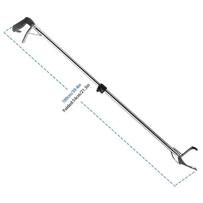 Nerūdijančio plieno gyvatės žnyplės roplių griebtuvo plataus žandikaulio valdymo įrankis su užraktu roplių griebtuvu barškučio gyvačių gaudykle