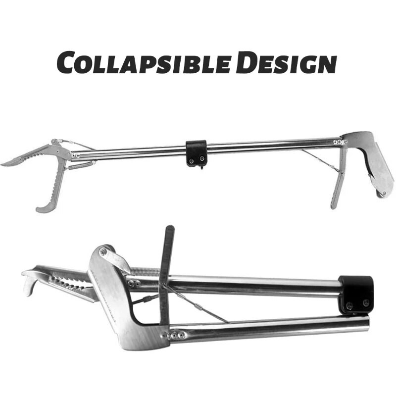 Nerūdijančio plieno gyvatės žnyplės roplių griebtuvo plataus žandikaulio valdymo įrankis su užraktu roplių griebtuvu barškučio gyvačių gaudykle