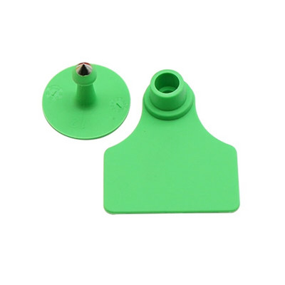 10 készlet TPU anyagú juh fülcímkék disznó üres jelkártya réz fej fülbevaló haszonállat azonosító kártya