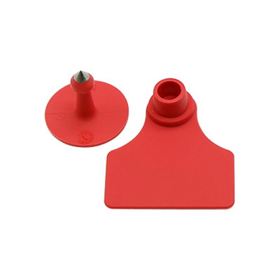 10 készlet TPU anyagú juh fülcímkék disznó üres jelkártya réz fej fülbevaló haszonállat azonosító kártya