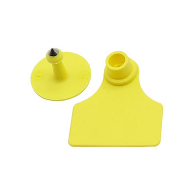 10 készlet TPU anyagú juh fülcímkék disznó üres jelkártya réz fej fülbevaló haszonállat azonosító kártya