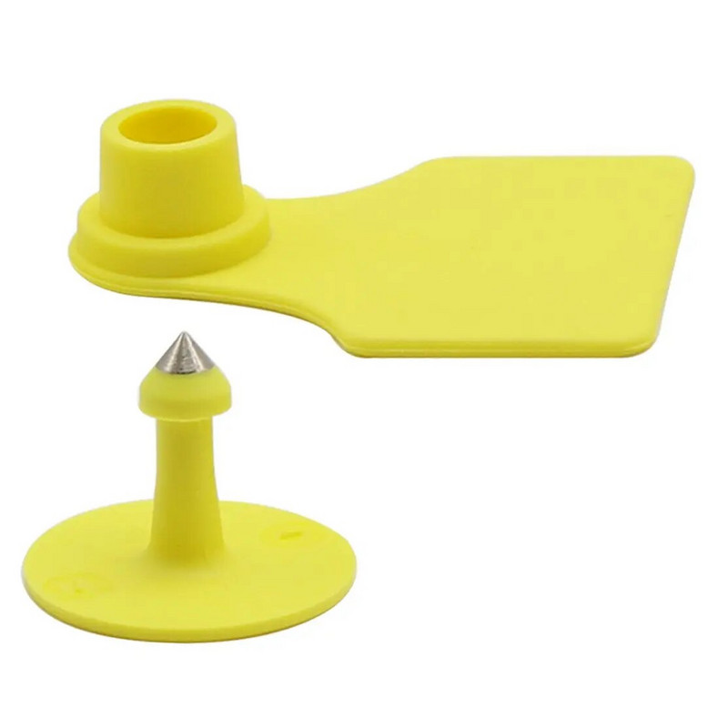 10 készlet TPU anyagú juh fülcímkék disznó üres jelkártya réz fej fülbevaló haszonállat azonosító kártya