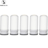 5 gabalu nomaiņas iekšējā keramikas filtra kasetne jaucējkrānam ūdens attīrītājam virtuves krānam, mazgājama filtra rūsas baktēriju noņemšana