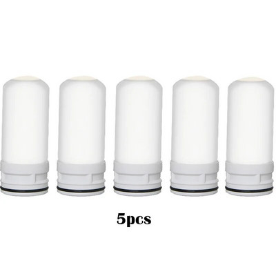 5 gabalu nomaiņas iekšējā keramikas filtra kasetne jaucējkrānam ūdens attīrītājam virtuves krānam, mazgājama filtra rūsas baktēriju noņemšana