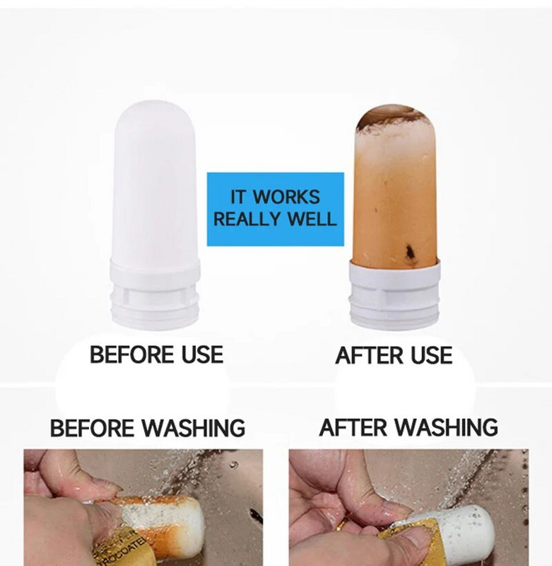 5 gabalu nomaiņas iekšējā keramikas filtra kasetne jaucējkrānam ūdens attīrītājam virtuves krānam, mazgājama filtra rūsas baktēriju noņemšana