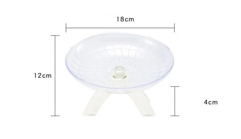 Παιχνίδια για κατοικίδια χάμστερ Running Wheel Mute Ιπτάμενος δίσκος Ατσάλινος άξονας Τροχός δίσκος τρεξίματος Παιχνίδια Κλουβί για μικρά ζώα για χάμστερ