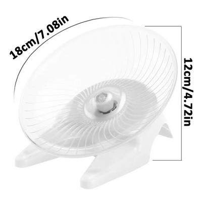 Χάμστερ Running Wheels Αντιολισθητικές Διαφανείς ρόδες για Χάμστερ Άσκηση Εσωτερικού Χάμστερ Παιχνίδια για Χάμστερ Χρυσή Αρκούδα