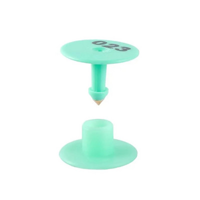 100 tk. Sea ja lamba kõrvamärgid numbritega 001-100 Hõõrumisvastased ümmargused sea ja lamba kõrvamärgid Põllumajanduse aretusjuhtimistarbed