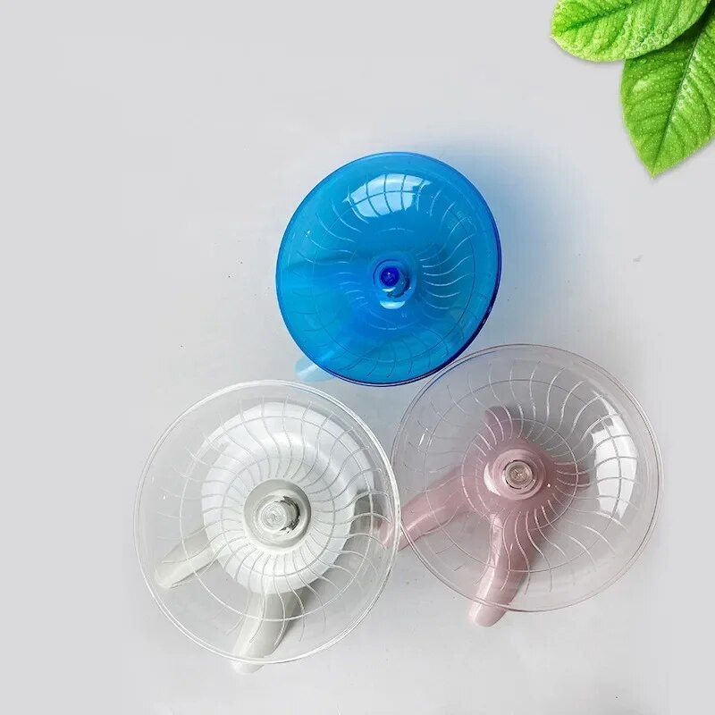 1 Gb mājdzīvnieku kāmja lidojošais apakštase Vingrinājums vāveres ritenis Kāmja peles skriešanas disks žurkas rotaļlieta Mazu dzīvnieku piederumi