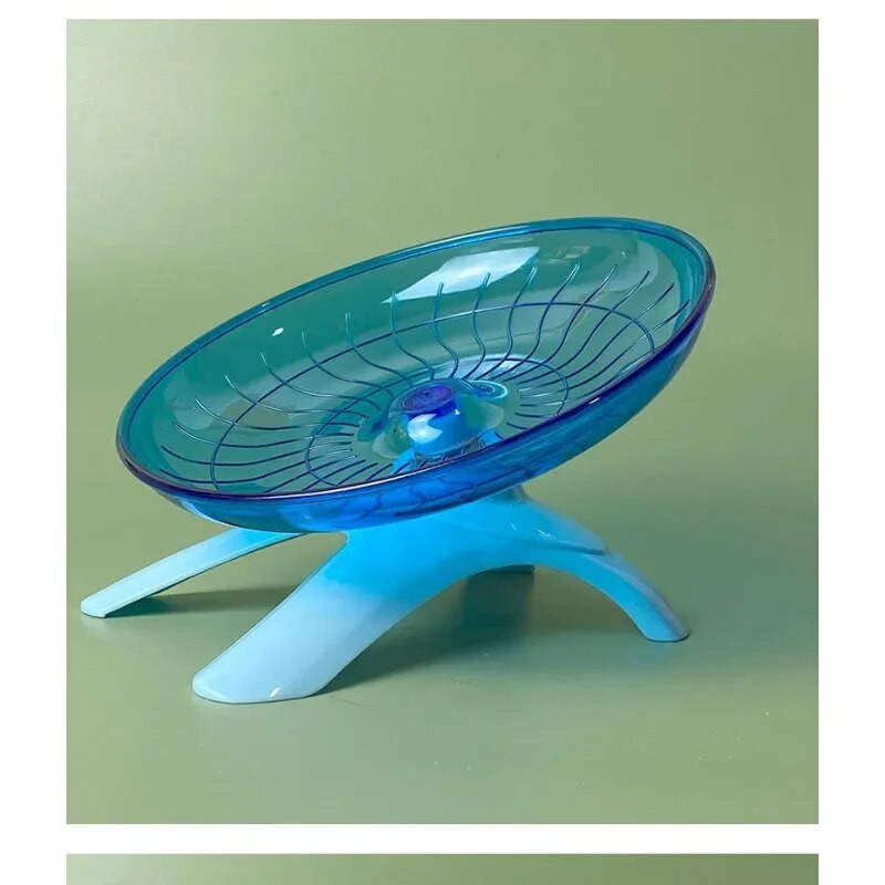 1 Gb mājdzīvnieku kāmja lidojošais apakštase Vingrinājums vāveres ritenis Kāmja peles skriešanas disks žurkas rotaļlieta Mazu dzīvnieku piederumi