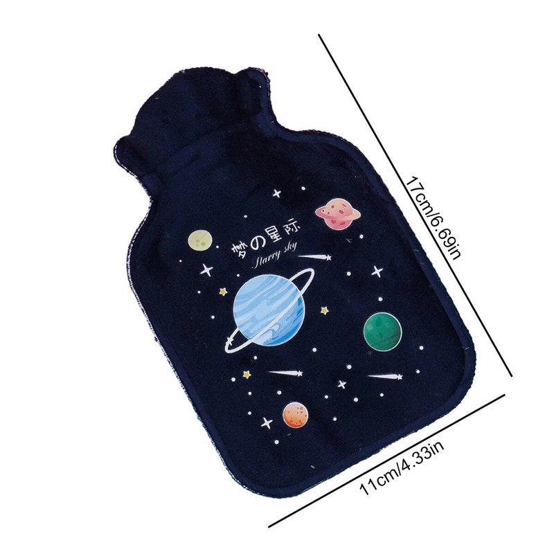 Plīša karikatūra roku silta ūdens pudele mini karstā ūdens pudeles pārnēsājamas roku sildītājs meitenēm kabatas rokām kājām karstā ūdens maisi