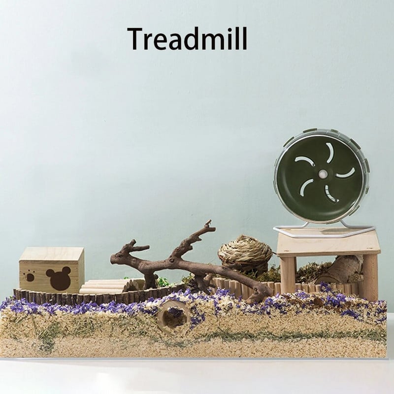 12 cm kāmja sporta skriešanas ritenīša žurka, mazi grauzēji, peles, klusas skriešanas kāmis, smiltis, vingrošana, rotaļlietas, kronšteini, aksesuāri.