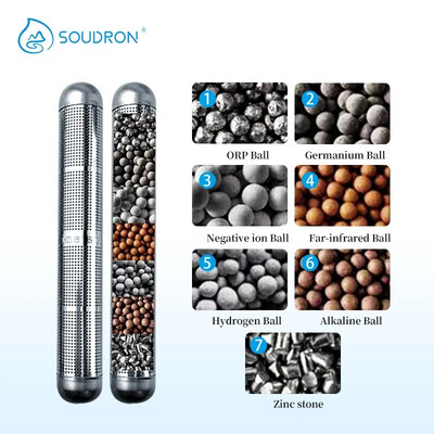 SOUDRON BPA free Hydrogen αλκαλικός ιονιστής water stick PH 9 ενέργειας νερό