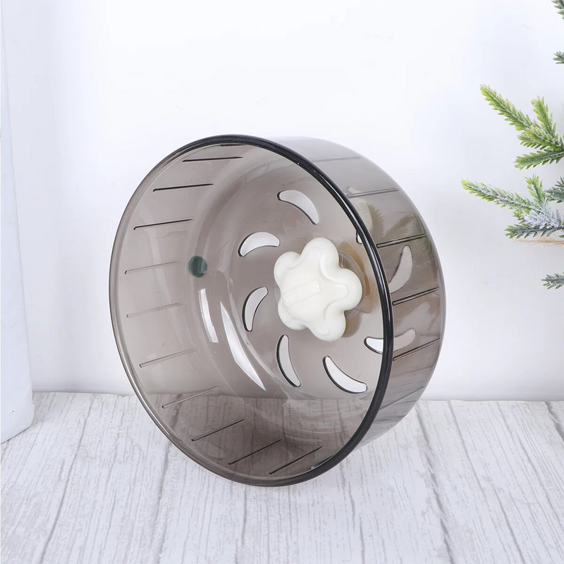 Mali hrčak Running Wheel Mute Hamster kotač za vježbu Igračke za kućne ljubimce (sivo)