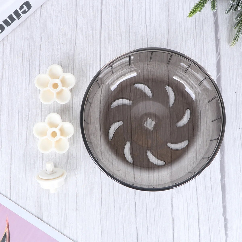 Mali hrčak Running Wheel Mute Hamster kotač za vježbu Igračke za kućne ljubimce (sivo)