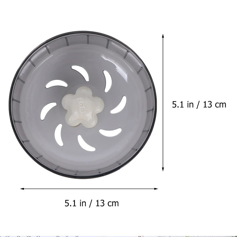 Mali hrčak Running Wheel Mute Hamster kotač za vježbu Igračke za kućne ljubimce (sivo)