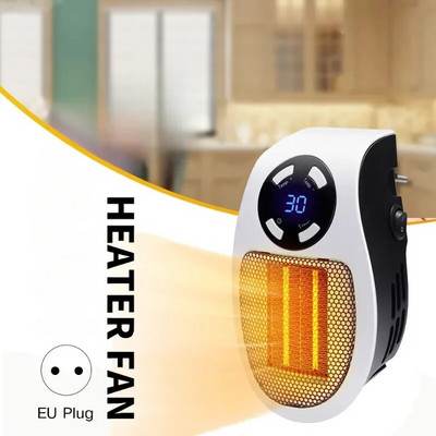Mini încălzitor pentru casă Suflantă mică de aer cald Încălzitor puternic Încălzitor electric pentru iarnă, birou, încălzitor multifuncțional, încălzire cu zgomot redus