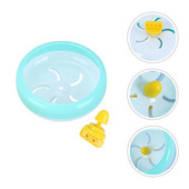 Hörcsög edzőkerék Csendes futókerék Kerekes játékszer hörcsögöknek Gerbile Egerek Kis Háziállatok 14cm