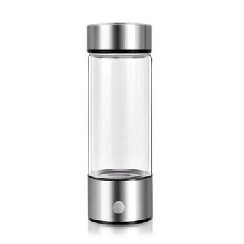 420 ml Водороден генератор Водна чаша Филтър Йонизатор Машина USB Богата на водород вода Преносима супер антиоксиданти ORP водородна бутилка