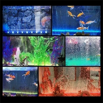 Ενυδρείο Fish Tank LED Colorful Light Υποβρύχιο βύσμα ΕΕ/ΗΠΑ Υποβρύχιο αδιάβροχο λουράκι μπαρ υποβρύχιο φωτιστικά Διακόσμηση δεξαμενής