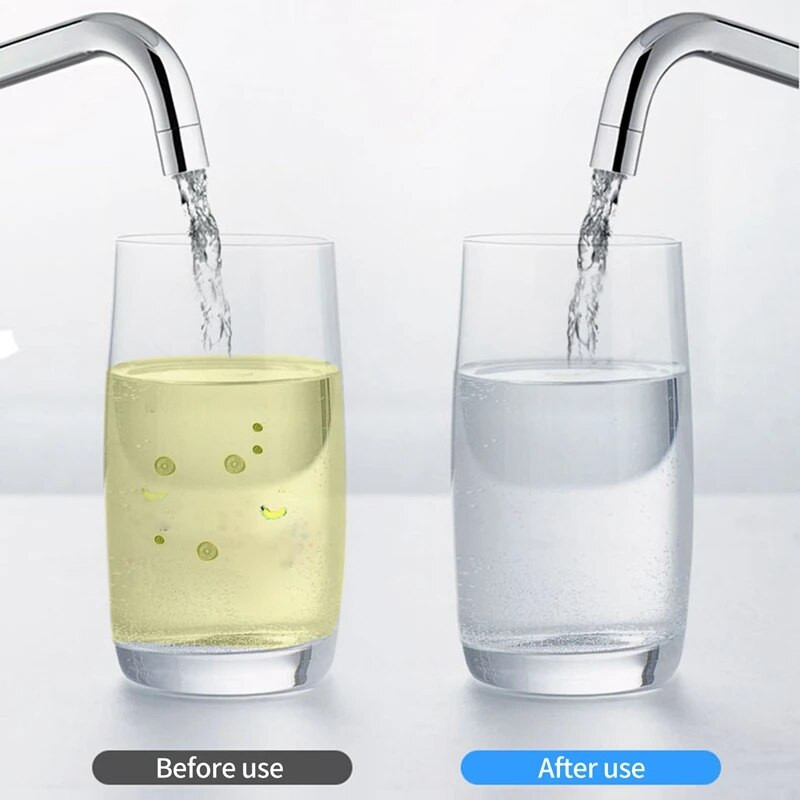 4 gab. ūdens filtra kasetnes Kubichai virtuves jaucējkrāna krāna ūdens attīrītājam aktivētās ogles krāna ūdens filtram