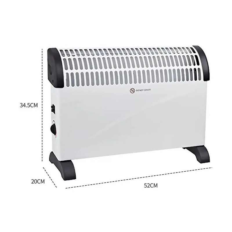 Intelligens fűtőelem elektromos konvektoros fűtőelem 2000 W mobil hordozható energiatakarékos otthoni használatra EU fehér fűtőtestek termosztáttal