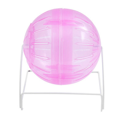 Four-in-One Multifunctional Hamster Running Ball Run Exercise Ball Run-About Mini Ball for Small Animal Pet Pink