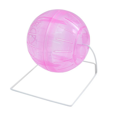 Τέσσερα-σε-ένα Πολυλειτουργικό χάμστερ Running Ball Run Exercise Ball Run-About Mini Ball for Small Animal Pet Pink