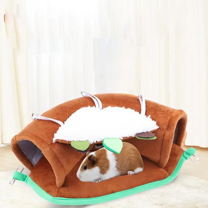 Hörcsögketrec görény alagút függőágy csincsillához meleg hörcsögcső játék akasztós ágyketrec hörcsögnyúl tengerimalac ketrecekhez